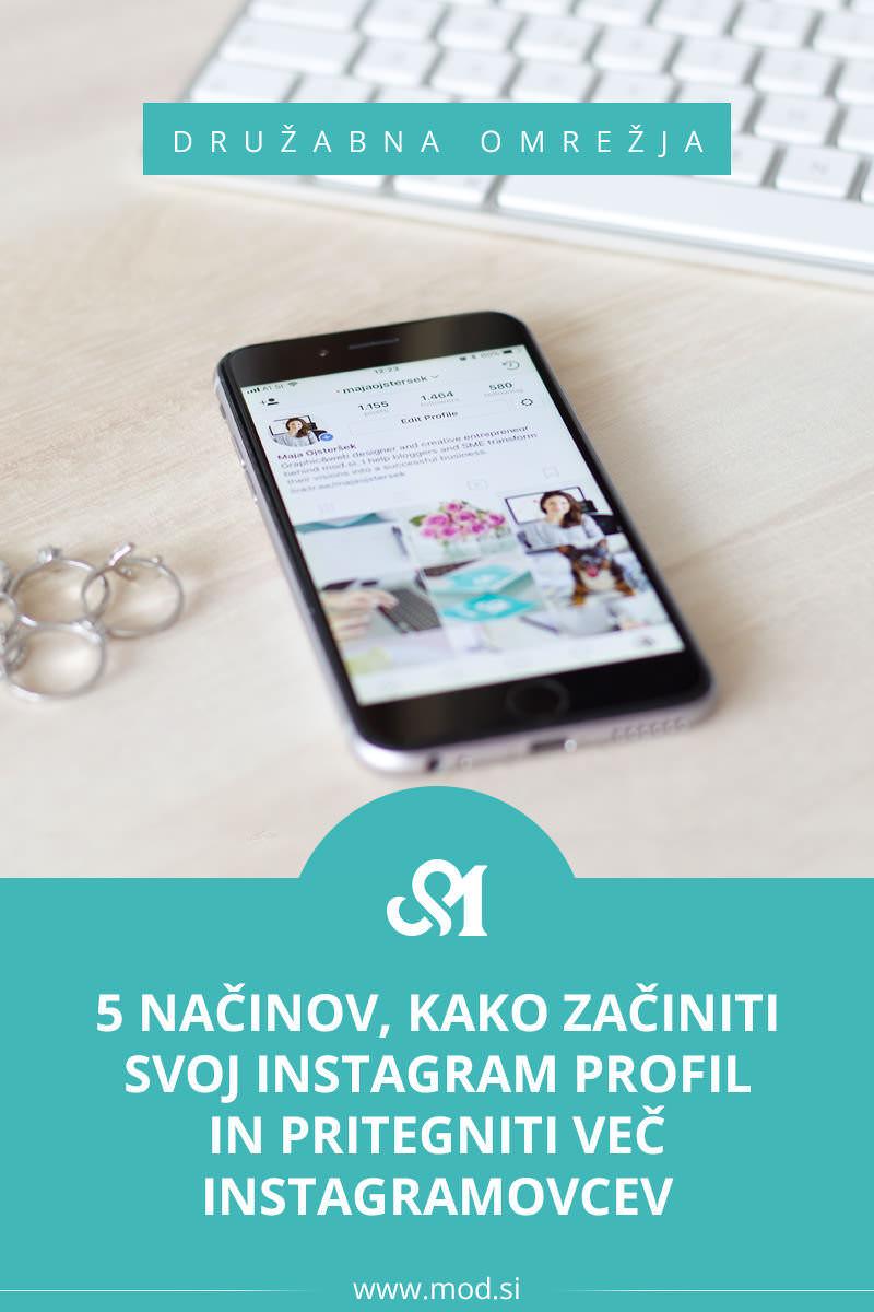 5 načinov, kako začiniti svoj Instagram profil in pritegniti več instagramovcev
