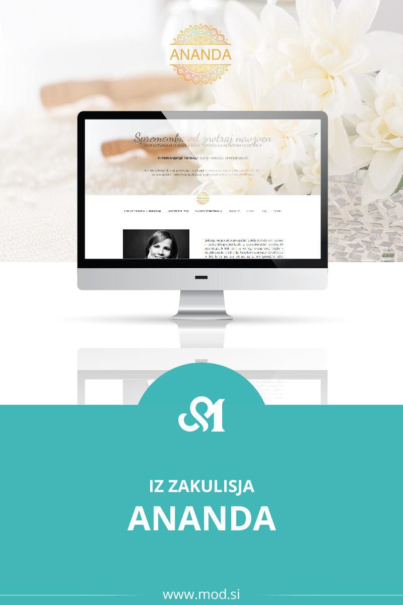 Nova grafična podoba in spletna stran za ANANDA