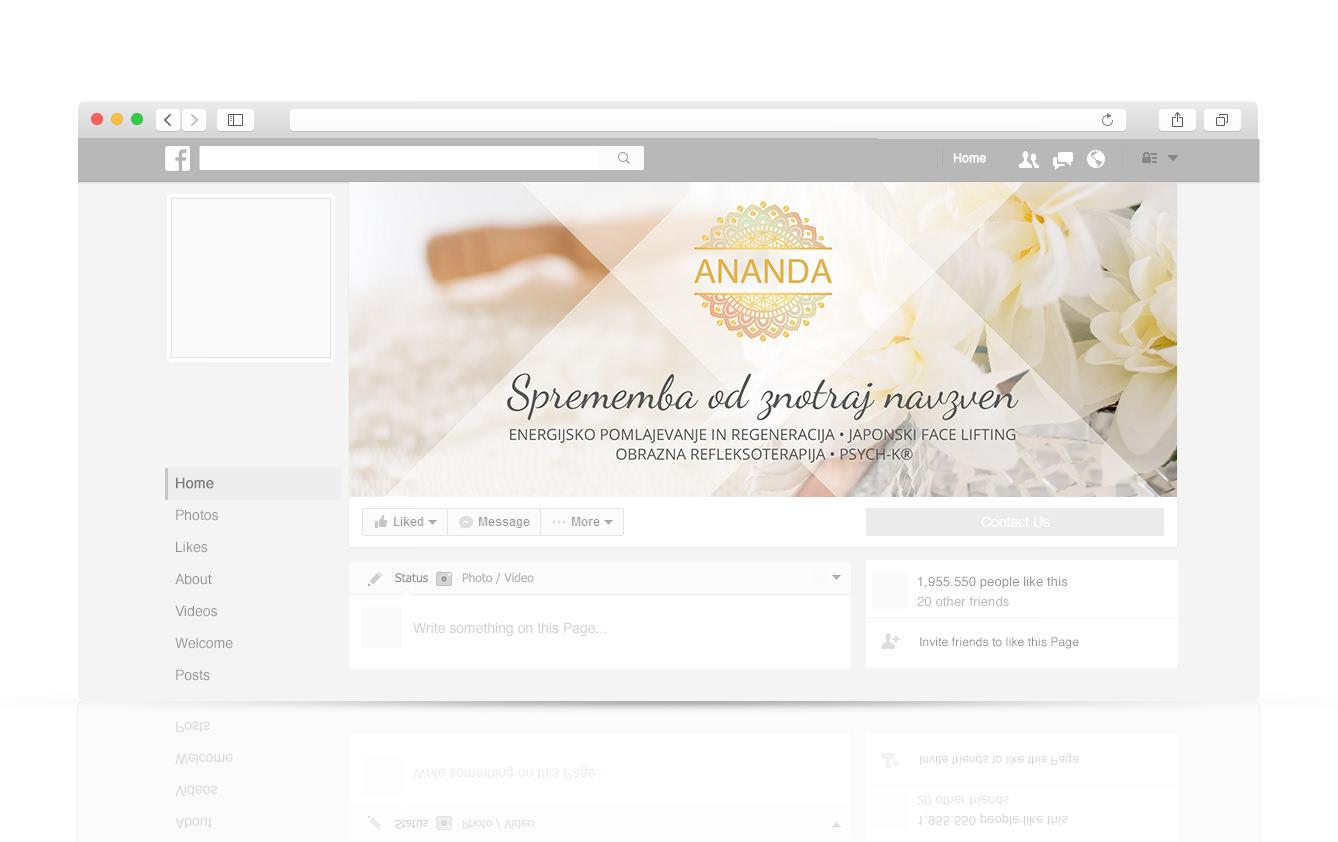 Nova grafična podoba in spletna stran za ANANDA