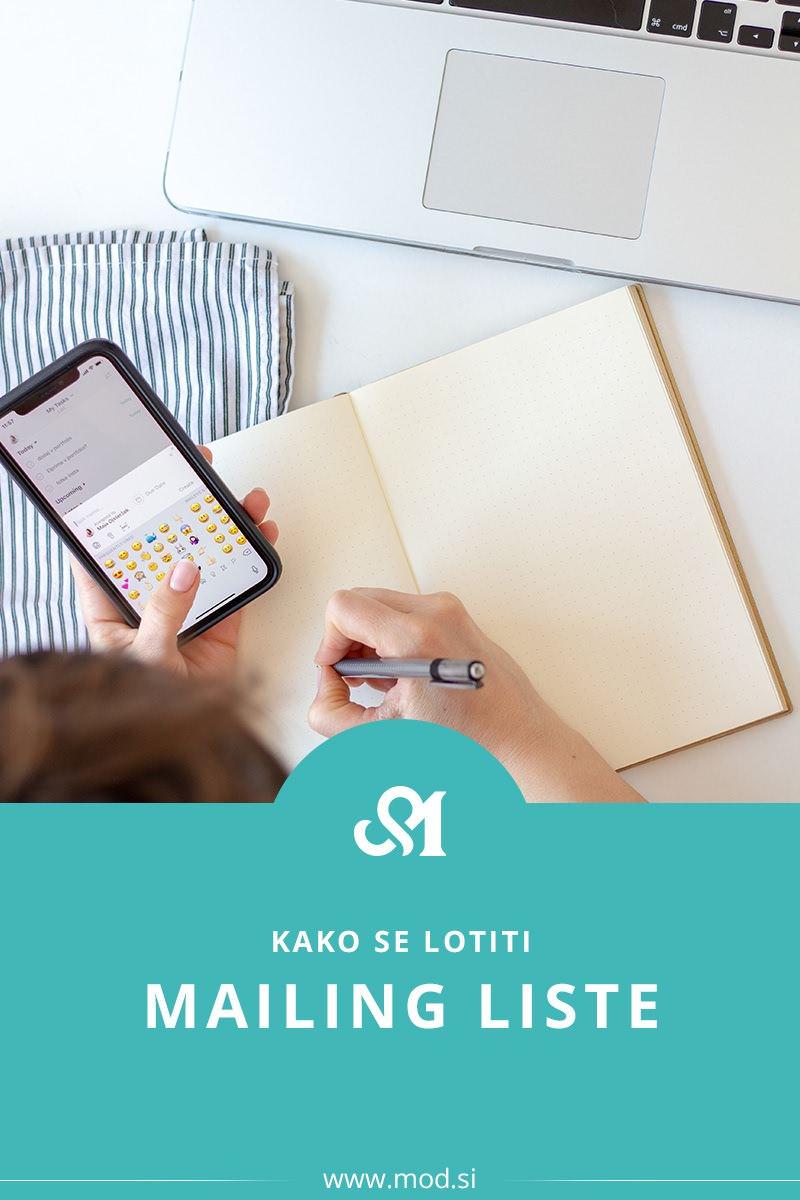 Kako se lotiti mailing liste