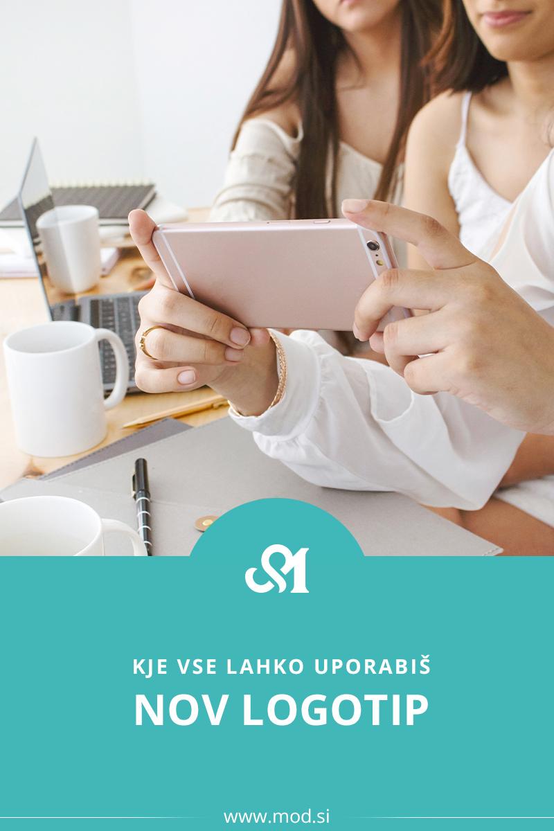 Kje vse lahko uporabiš nov logotip